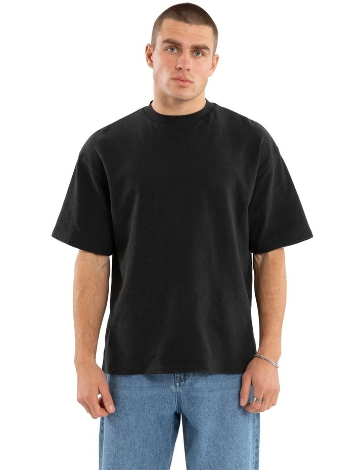 Elijah Textured Street Tee in Grey image 1