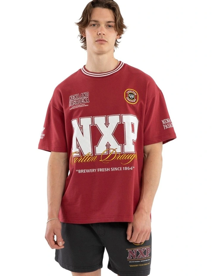 Spirits Loopback Raptor Tee in Red image 1