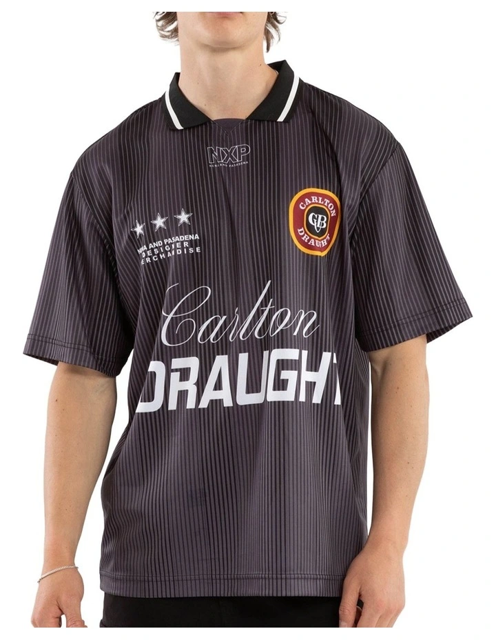 Division Football Jersey in Black image 1