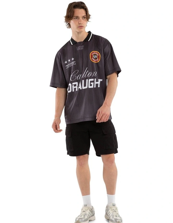 Division Football Jersey in Black image 6