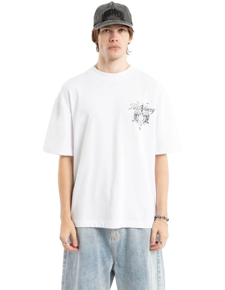 Ram Street Tee in Optical White image 2