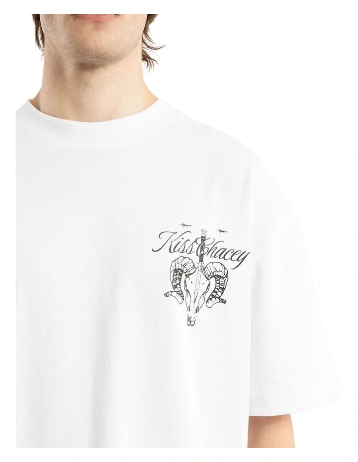 Ram Street Tee in Optical White image 4