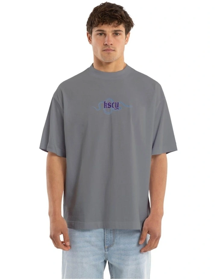 Grave Street Tee in Steel image 2