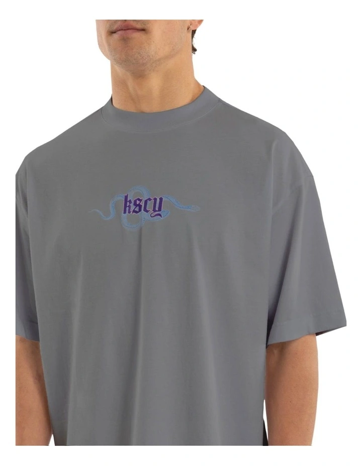 Grave Street Tee in Steel image 4