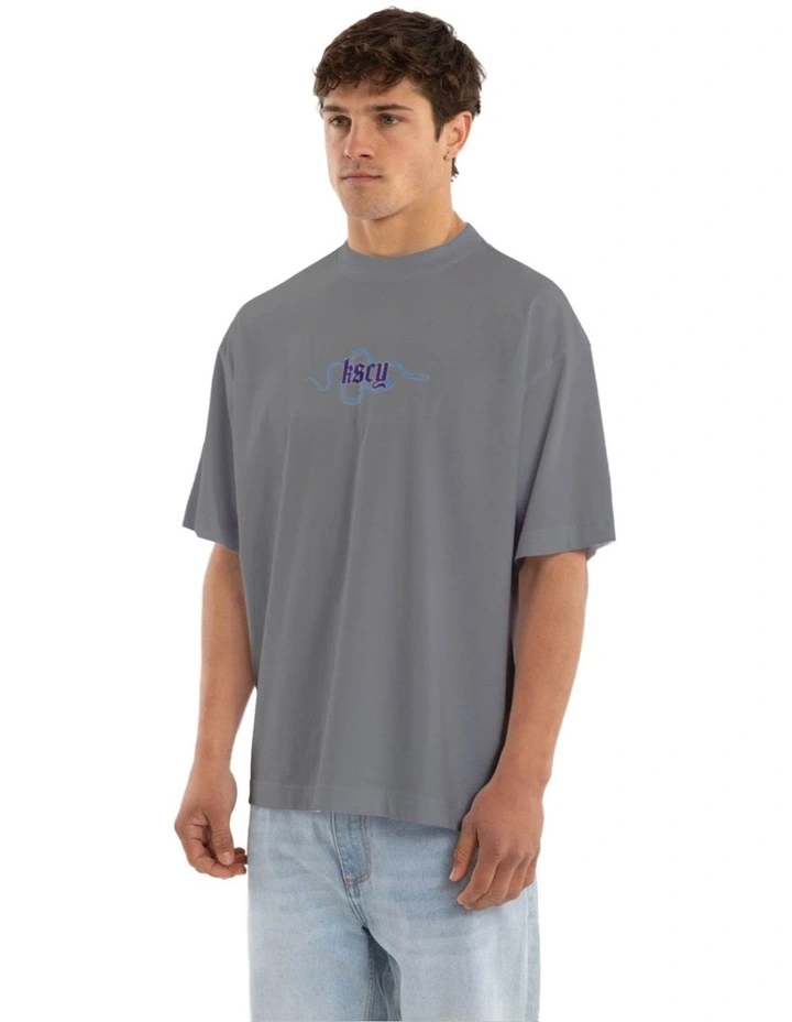 Grave Street Tee in Steel image 5