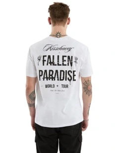 Division Relaxed Tee in Optical White