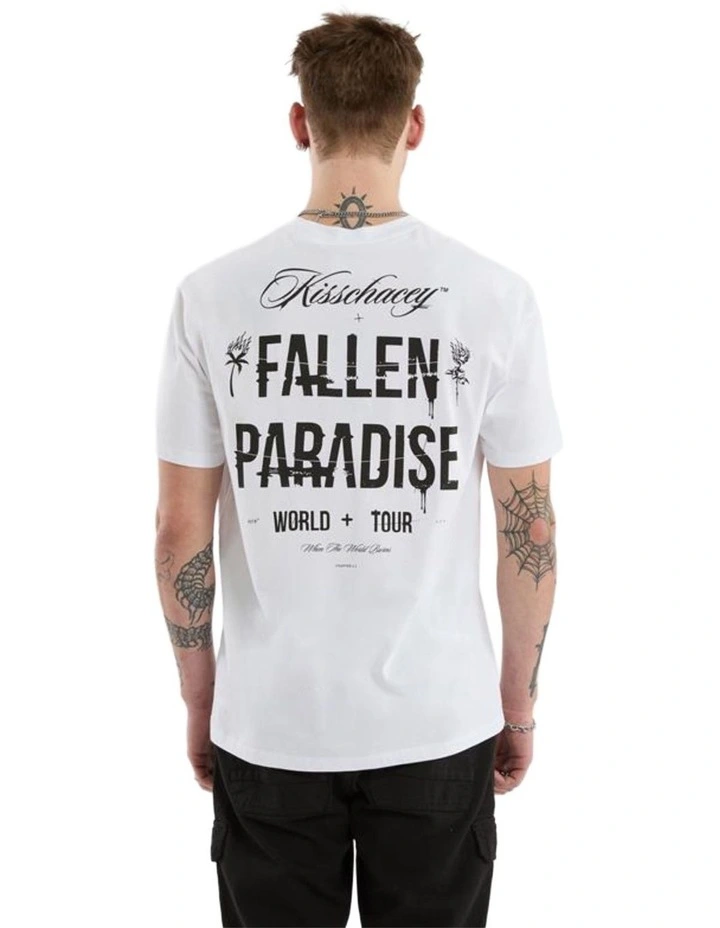 Division Relaxed Tee in Optical White image 1