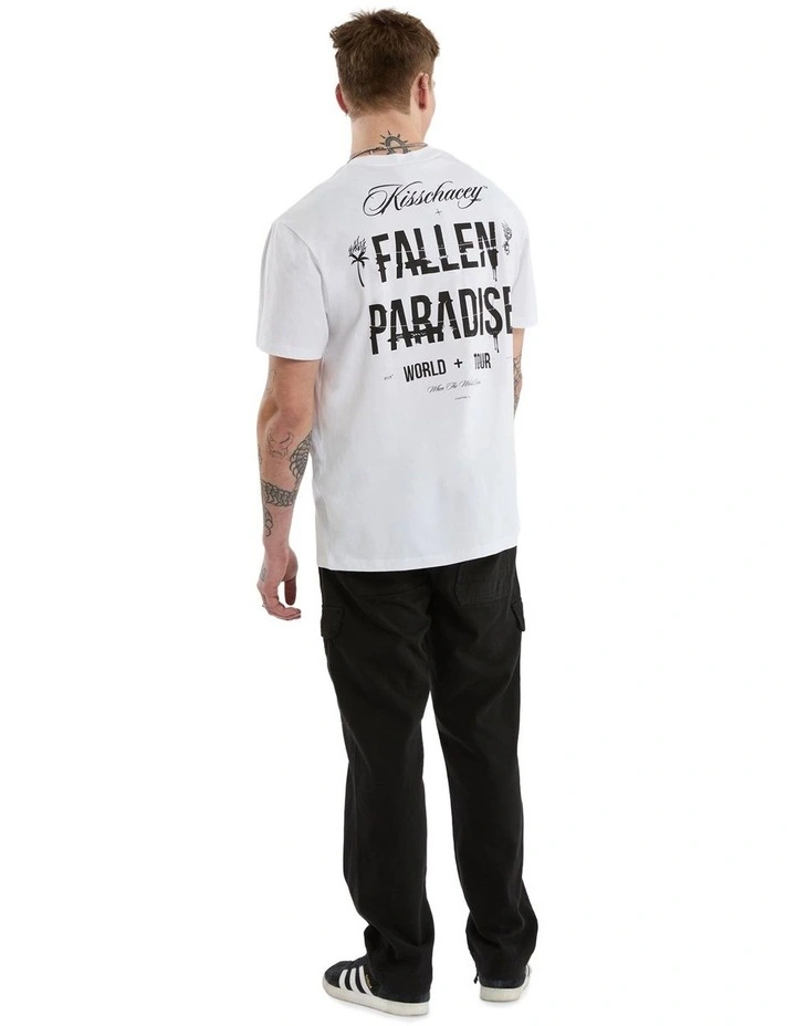 Division Relaxed Tee in Optical White image 5