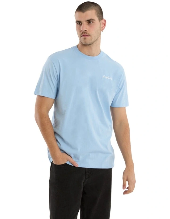 Big Sur Relaxed Tee in Powder Blue image 1