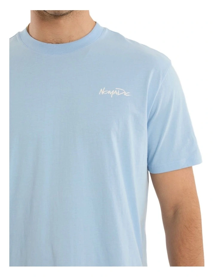 Big Sur Relaxed Tee in Powder Blue image 4
