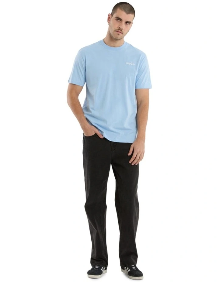 Big Sur Relaxed Tee in Powder Blue image 5