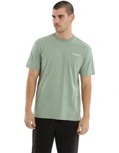 Big Sur Relaxed Tee in Iceberg Green