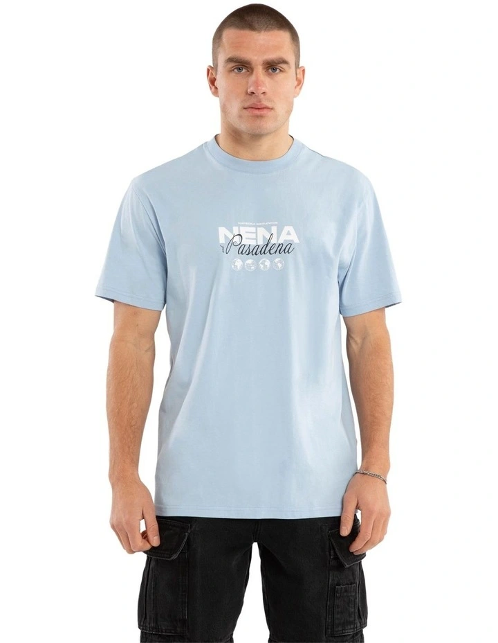 Weekend Relaxed Tee in Skyway image 2