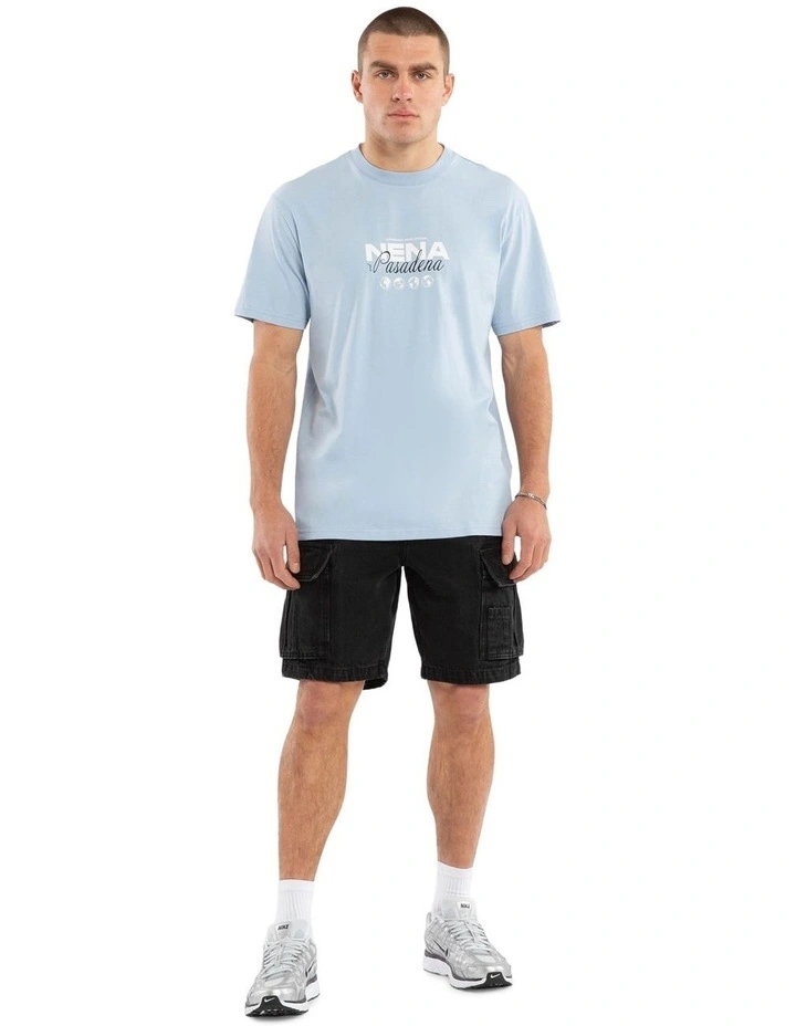 Weekend Relaxed Tee in Skyway image 6