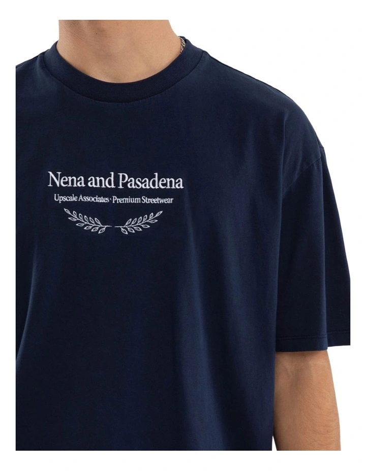 Buffer Box Fit Tee in Pigment Black Iris image 4