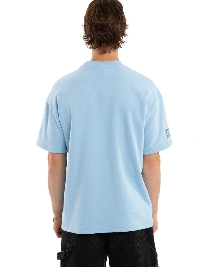 Exile Loopback Raptor Tee in Blue image 2