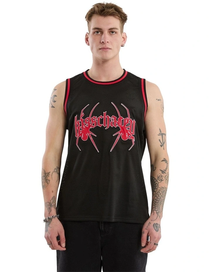 Slam Basketball Jersey in Black image 1