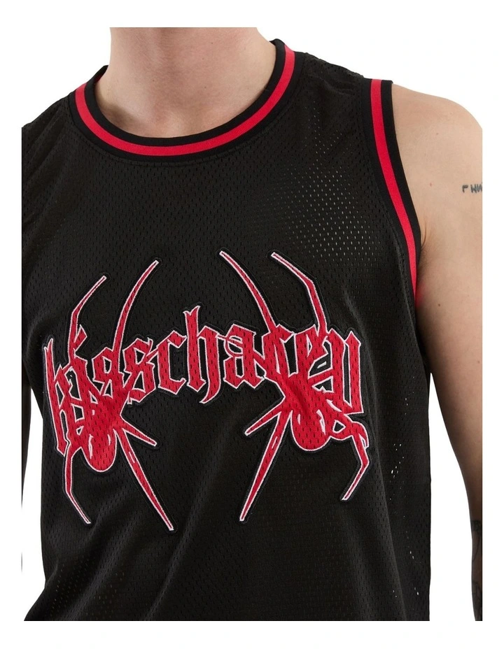 Slam Basketball Jersey in Black image 4