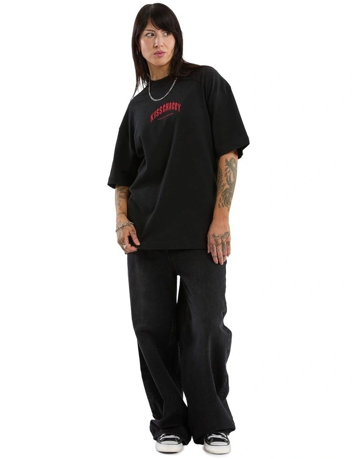 Manor Street Tee in Black image 3