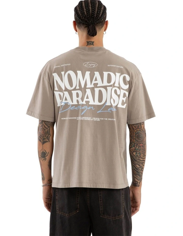 Hollow Street Tee in Grey image 1