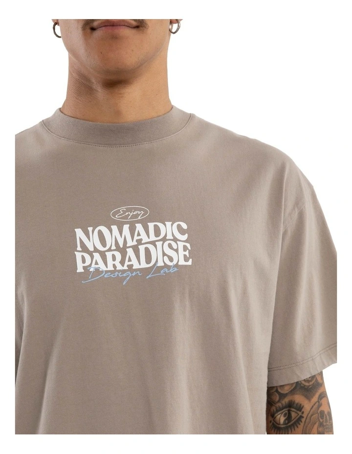 Hollow Street Tee in Grey image 4