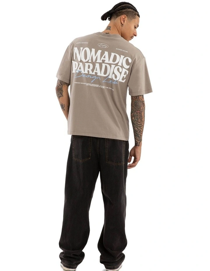 Hollow Street Tee in Grey image 5