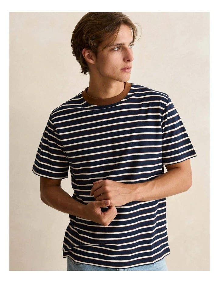 Vintage Stripe Ss T-Shirt image 3