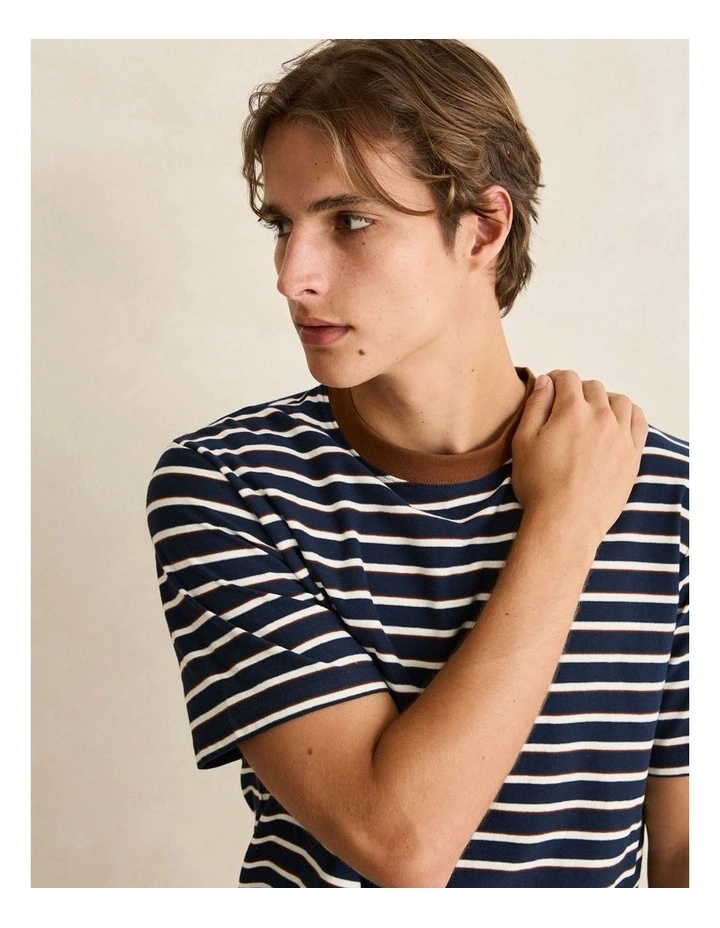 Vintage Stripe Ss T-Shirt image 4