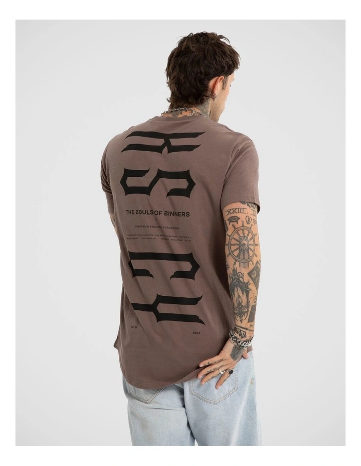 Trapped Dual Curved Tee image 1