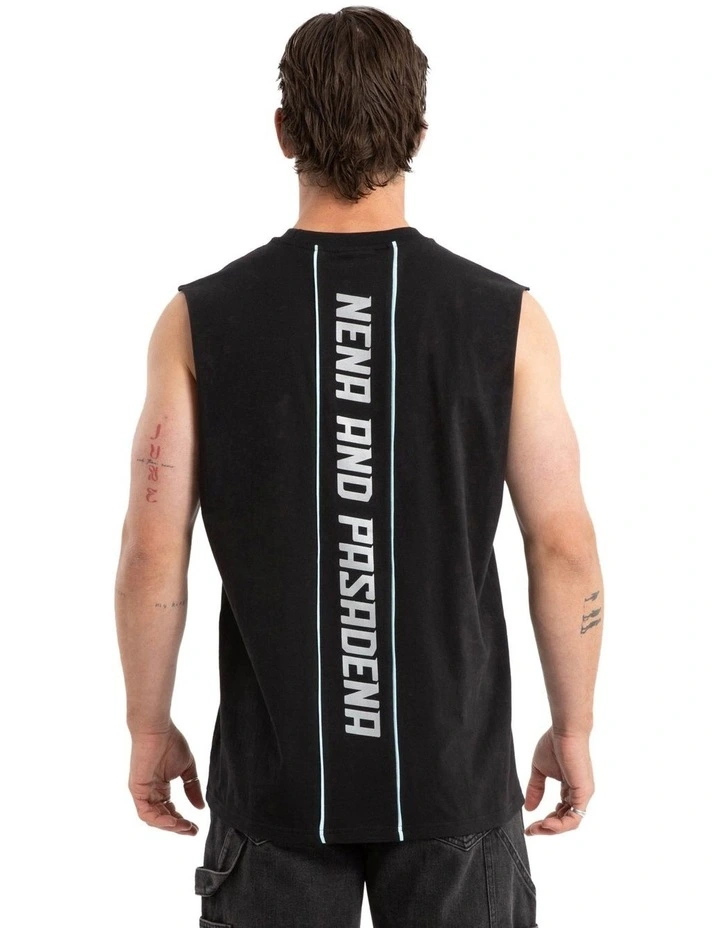 Vision Relaxed Muscle Tee in Jet Black image 1