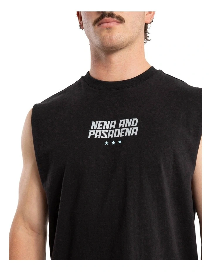 Vision Relaxed Muscle Tee in Jet Black image 4