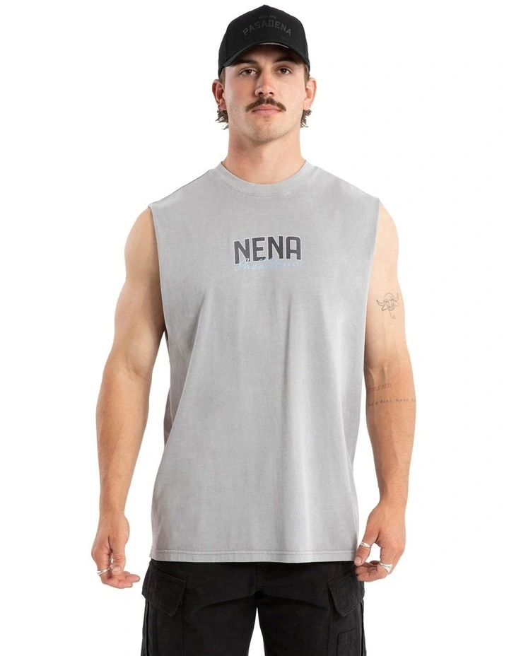 Efficient Relaxed Muscle Tee in Pigment Alloy image 2
