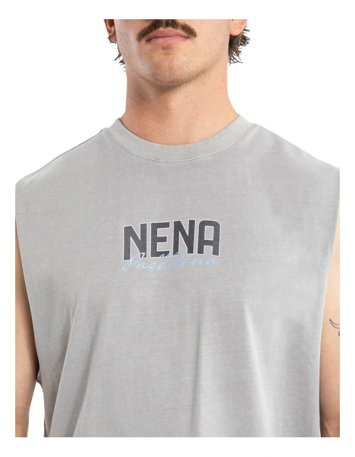 Efficient Relaxed Muscle Tee in Pigment Alloy image 4