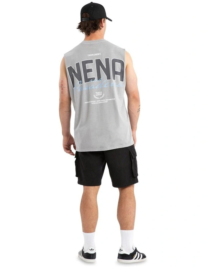Efficient Relaxed Muscle Tee in Pigment Alloy image 5