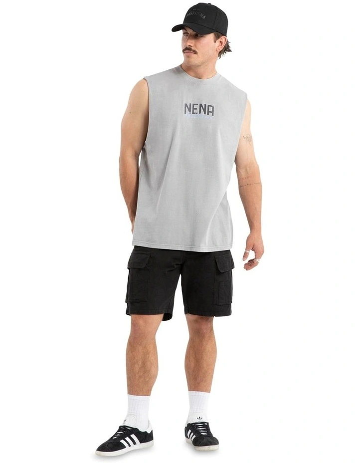 Efficient Relaxed Muscle Tee in Pigment Alloy image 6