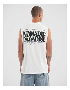 Enjoy Relaxed Muscle T-shirt in White