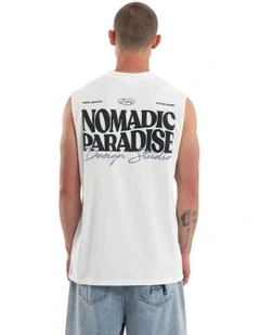 Enjoy Relaxed Muscle T-shirt in White