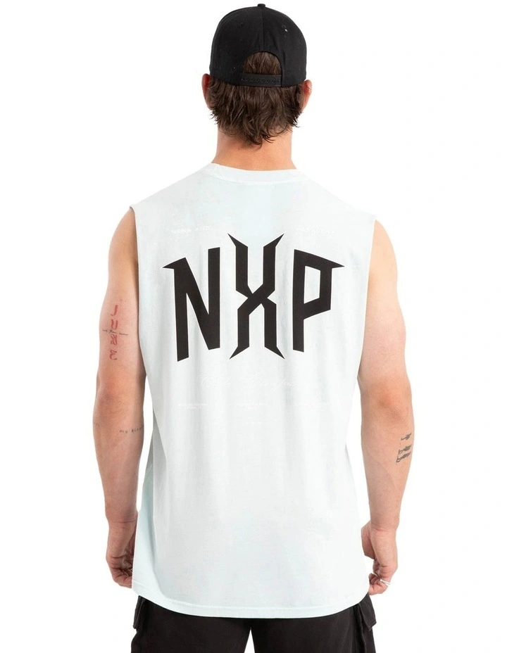 Original Relaxed Muscle Tank in White image 1