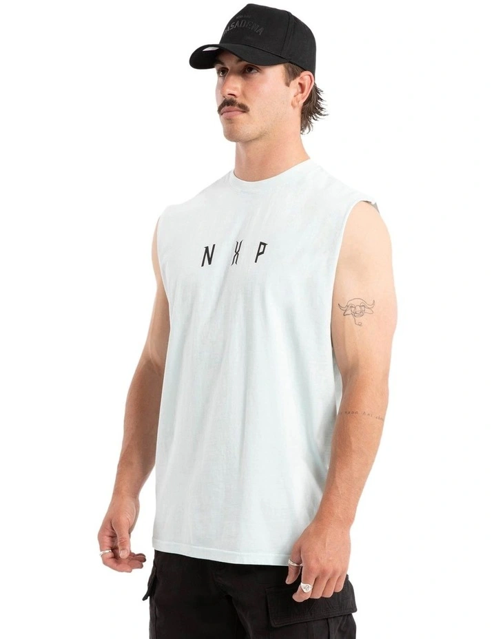 Original Relaxed Muscle Tank in White image 4