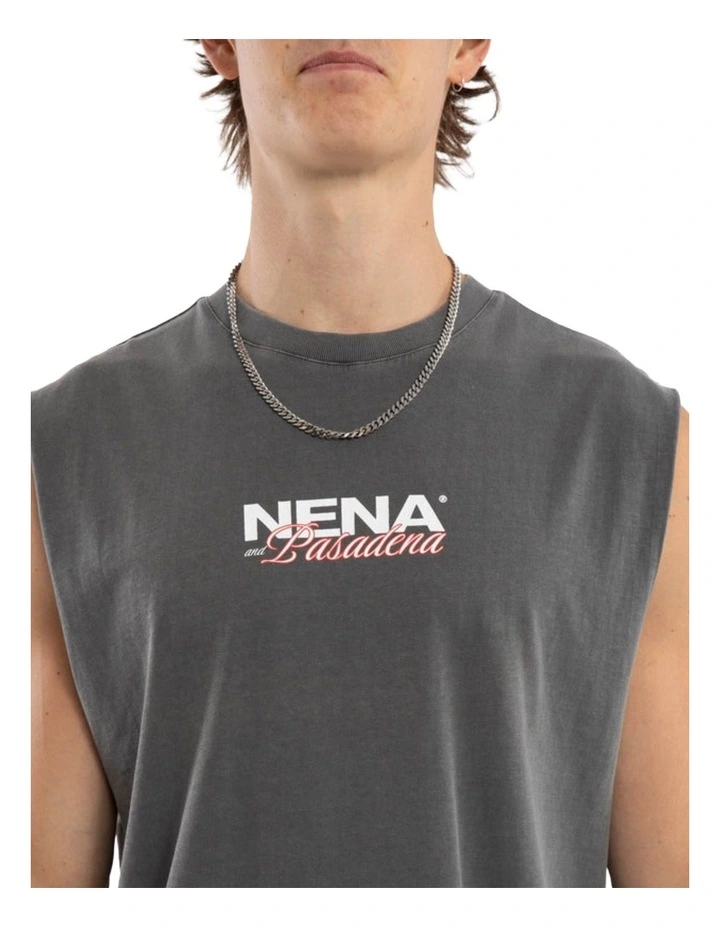 Demand Relaxed Muscle Tank in Grey image 3