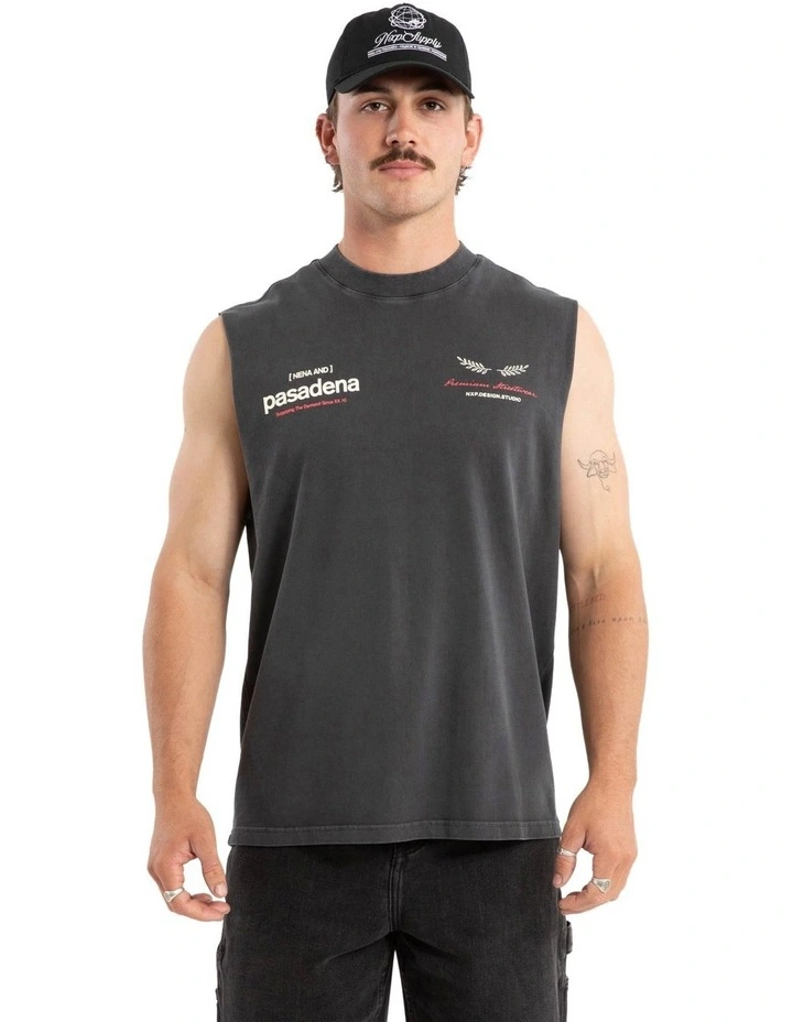 Anomaly Raptor Muscle Tank in Black image 2