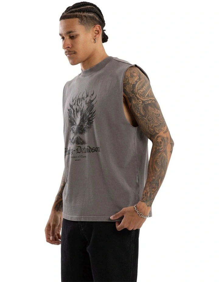 Highway Singlet in Grey image 2