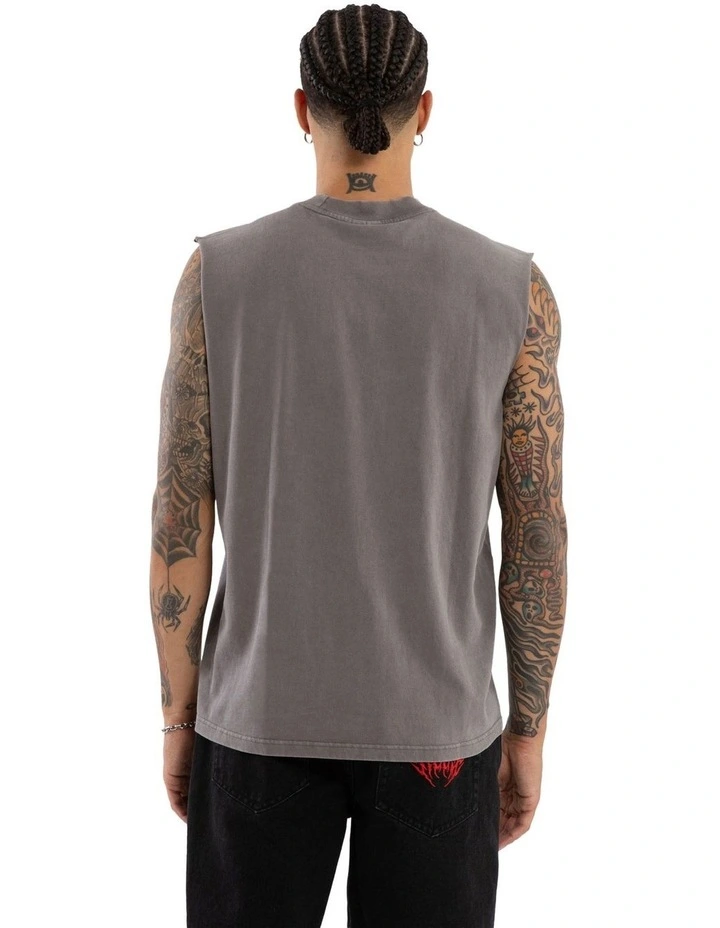 Highway Singlet in Grey image 2