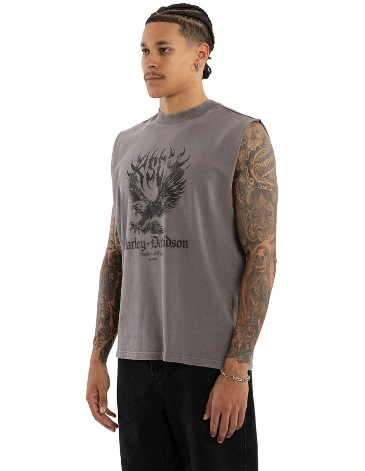 Highway Singlet in Grey image 3