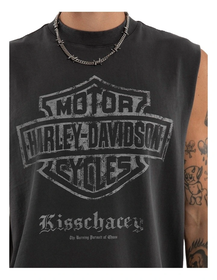 Iron Path Singlet in Black image 4