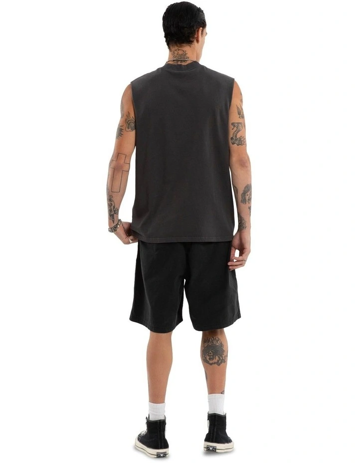 Iron Path Singlet in Black image 5