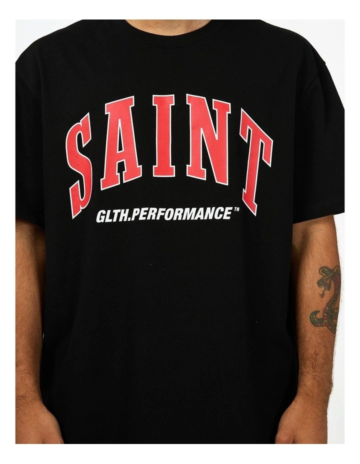 Baseline Tee in Black image 4