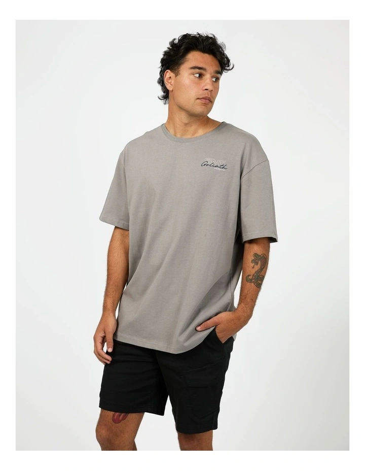 Link Script Tee in Grery image 3