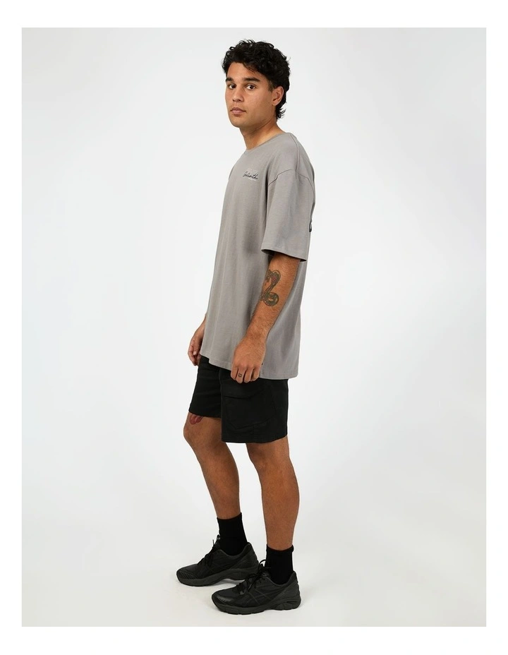 Link Script Tee in Grery image 6