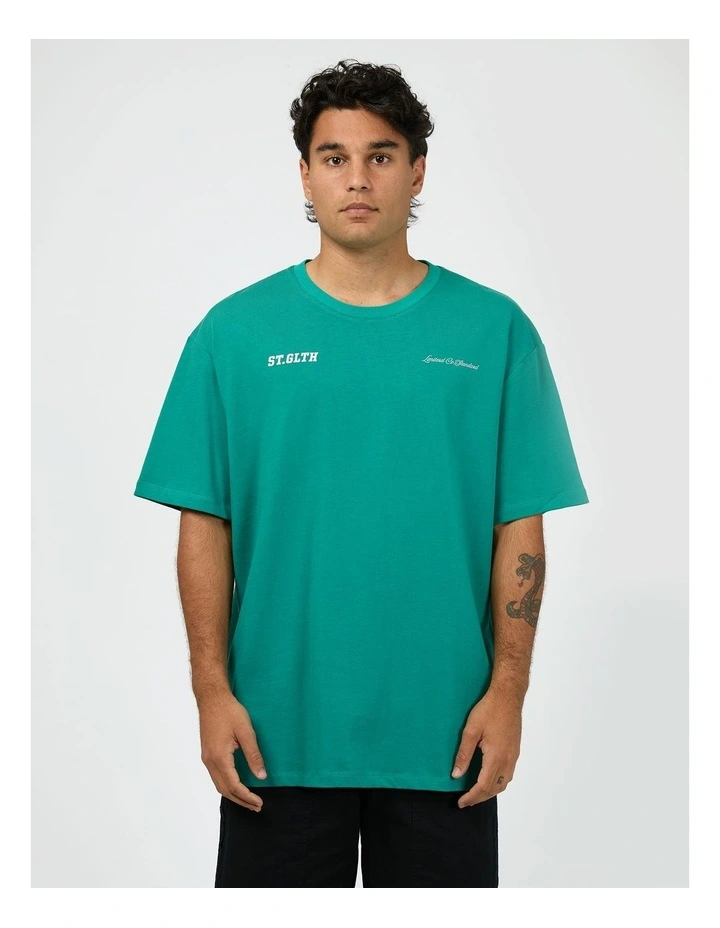 Game Day Tee in Green image 1